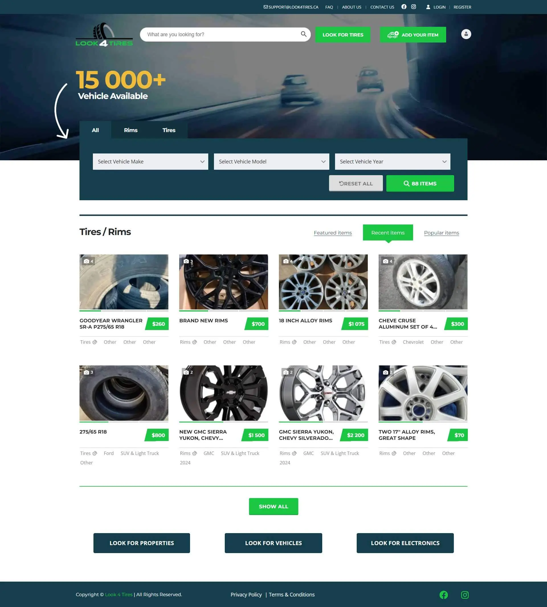 Home 13 look4tires ca bizrankup portfolio